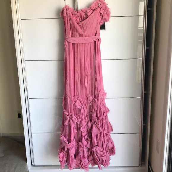 NWT Tadashi Shoji evening gown in pale pink - Picture 5 of 7